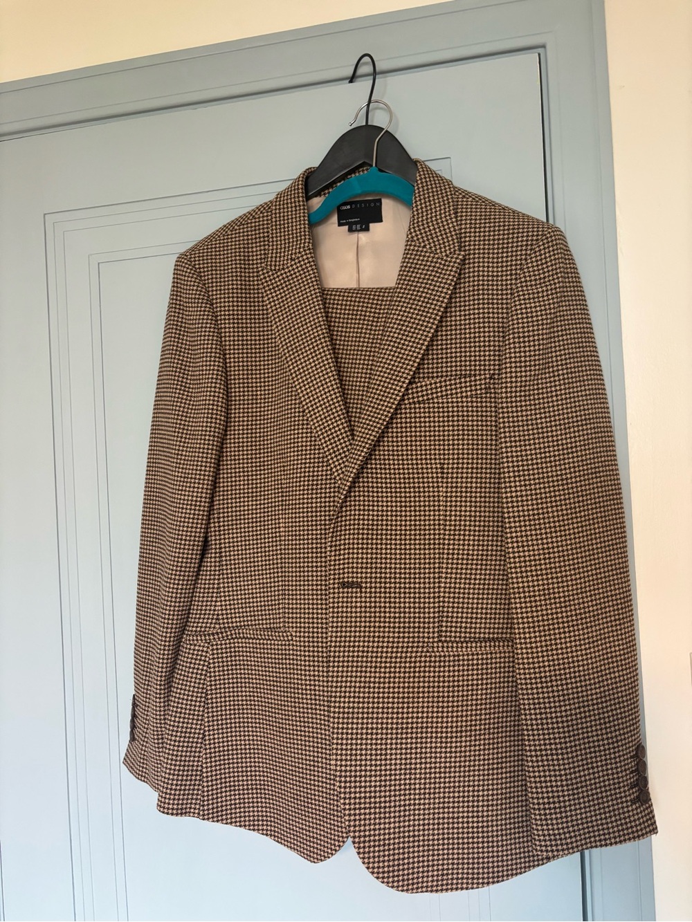 ASOS Brown Houndstooth Sport Coat